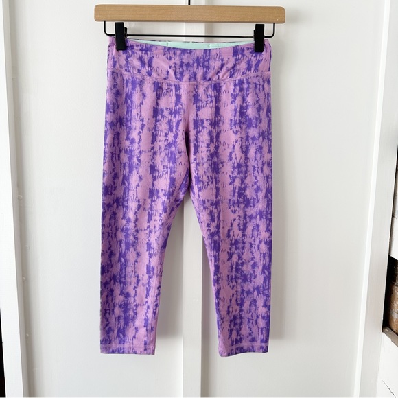 Tie Dye Taille 6 Short-jupe (Skort) Athlétique Ivivva Set The Pace - Taille 6 - Tie Dye Violet/bleu - Occasion Skort Ivivva